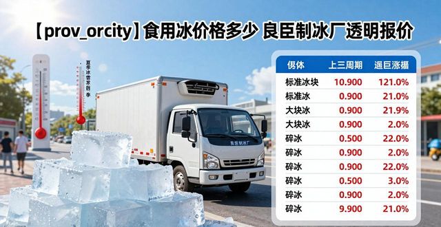 武进食用冰价格多少 良臣制冰厂透明报价